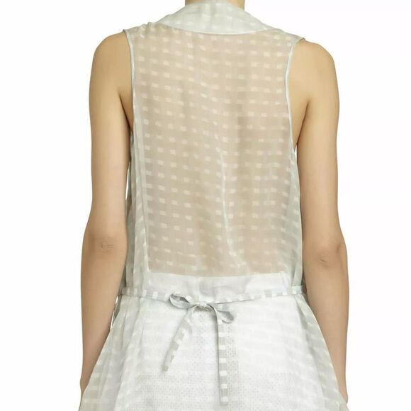 Maiyet Shirt Tail Silk Top 10/40 - Picture 3 of 8